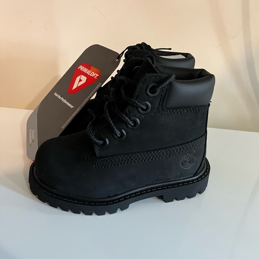 Toddler Timberland. Size 5. Black Nubuck. New